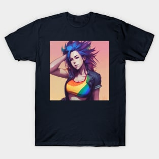 Cat Rainbow T-Shirt